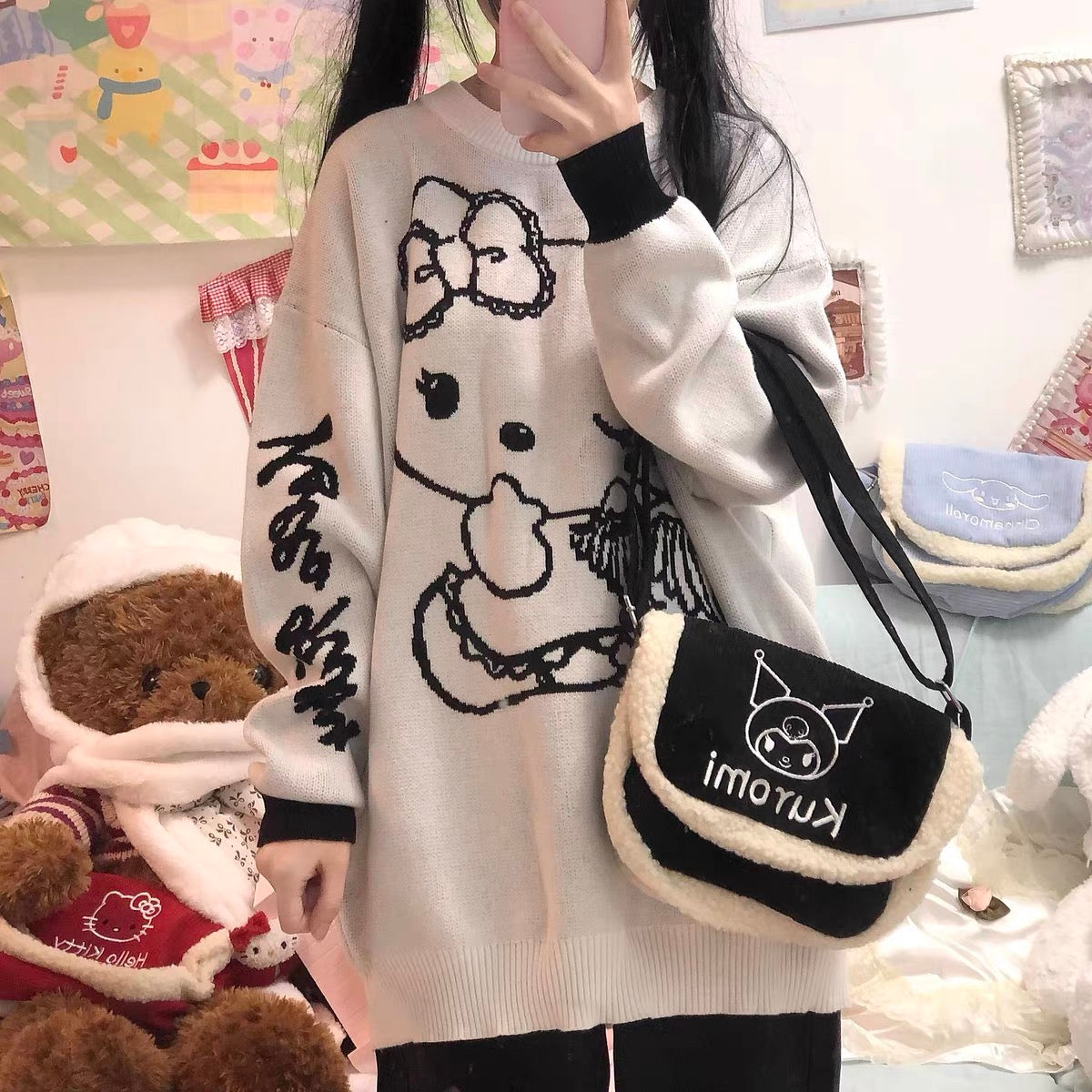 Harajuku Kitty Sweater