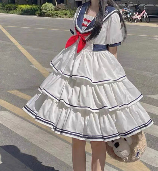 Cute Sailor Girl Dress