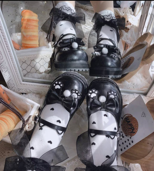 Kawaii Paw Lolita Shoes