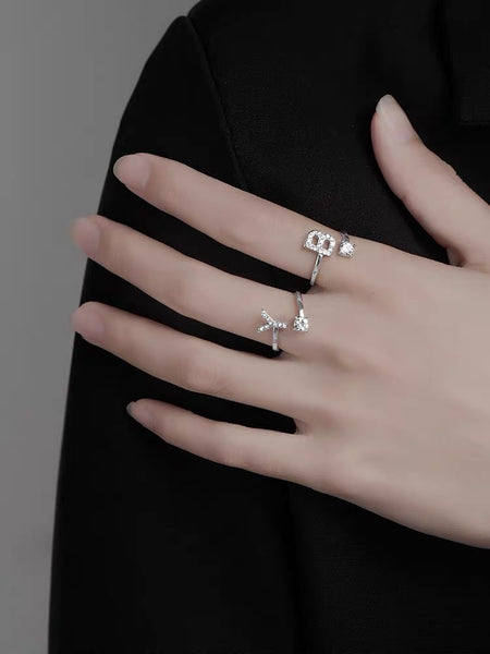 Cute Letter Ring