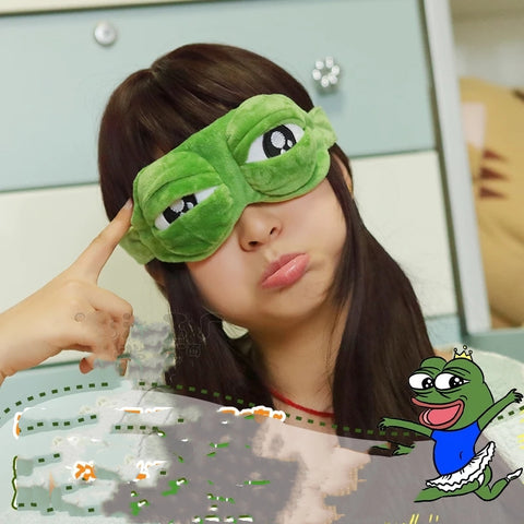 Sad Frog Eye Mask