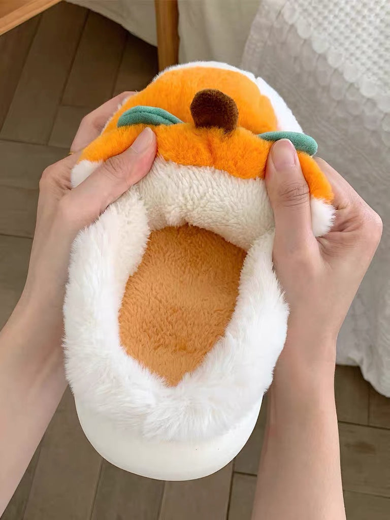 Cute Orange Slippers – ivybycrafts