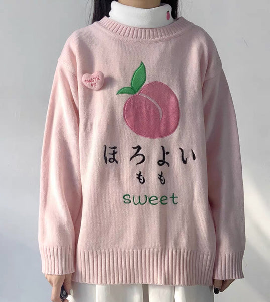 Sweet Peach Sweater