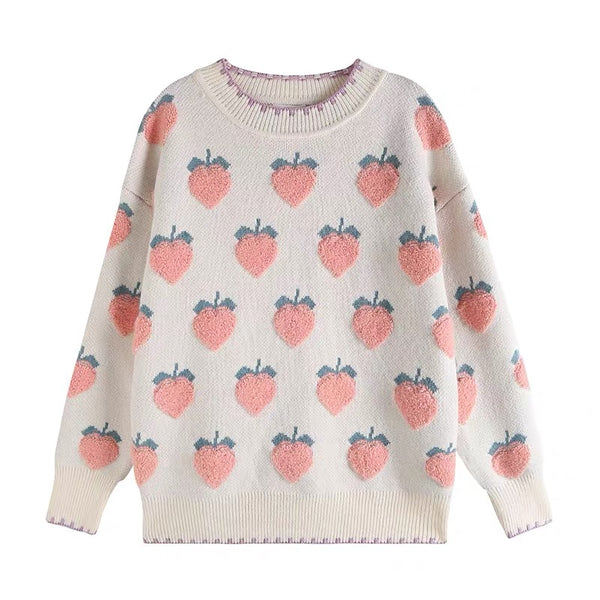 Kawaii Peach Sweater