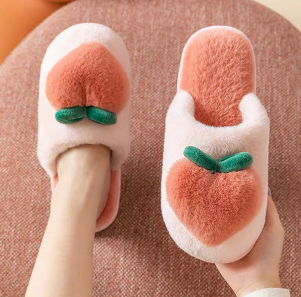 Sweet Peach Slippers