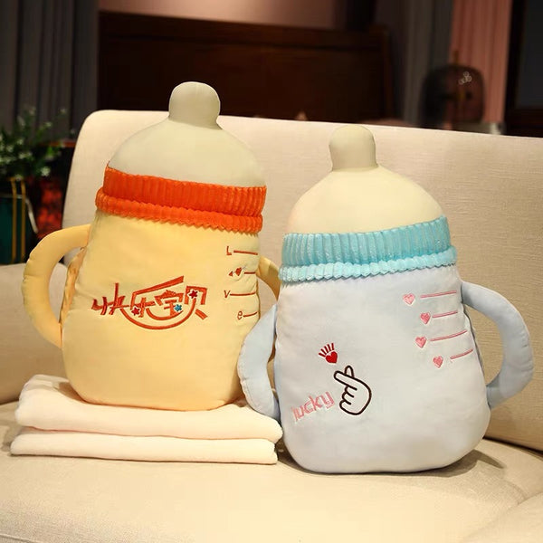 Funny Bottle Pillow & Blanket