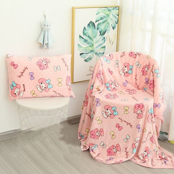 Cute Melody Blanket & Pillow Case