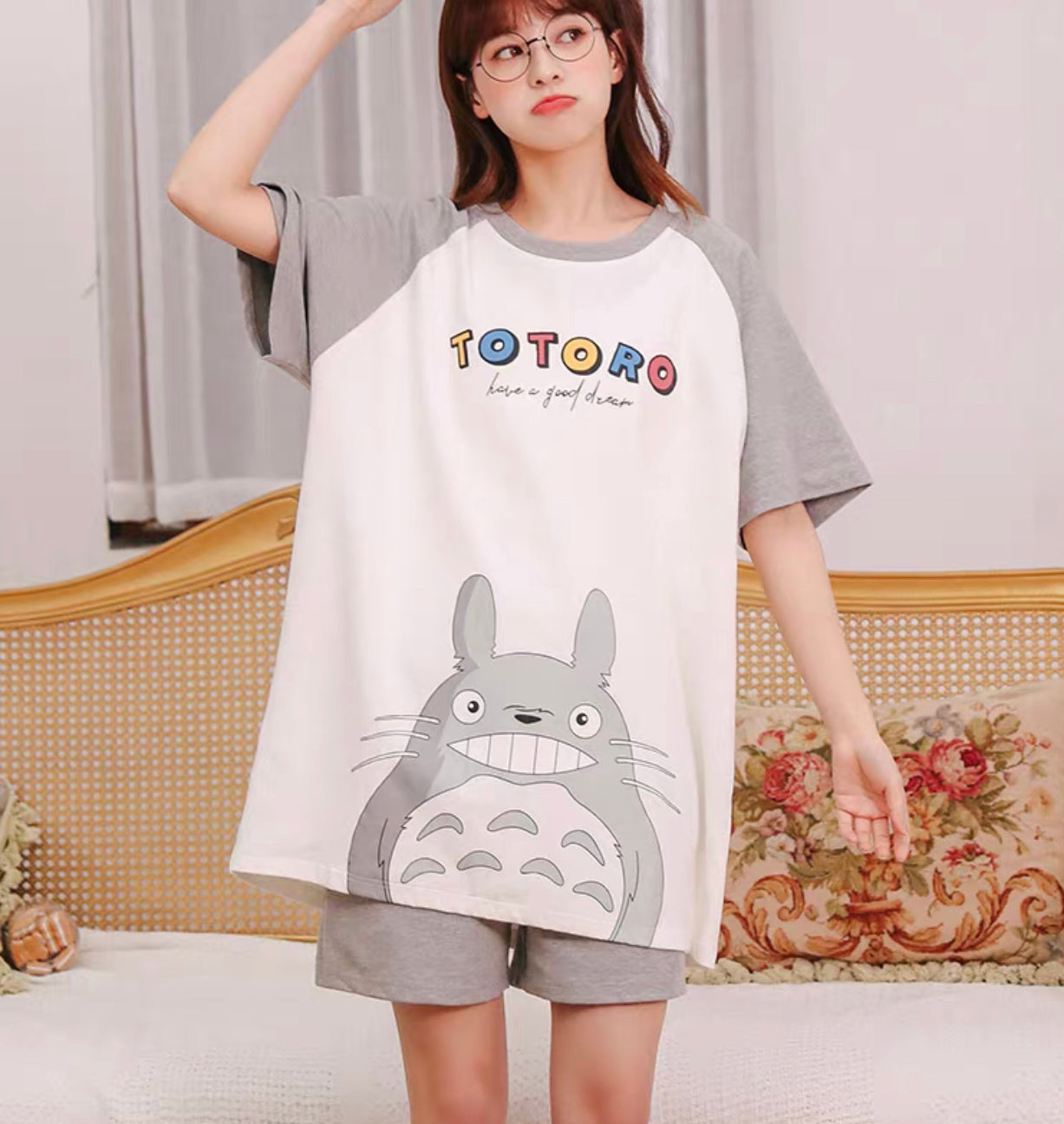 Happy Totoro Pajamas