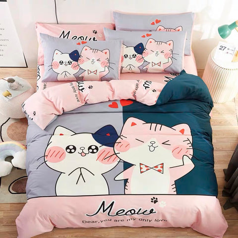 Happy Cats Bedding Set