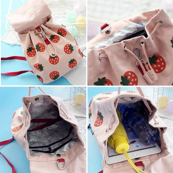 Cute Strawberry Backpack