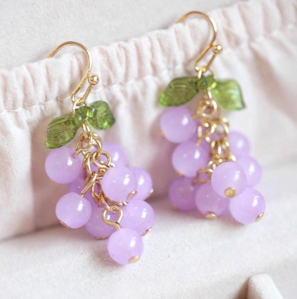 Sweet Grapes Earrings