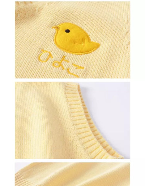 Cute Chick Knitted Vest