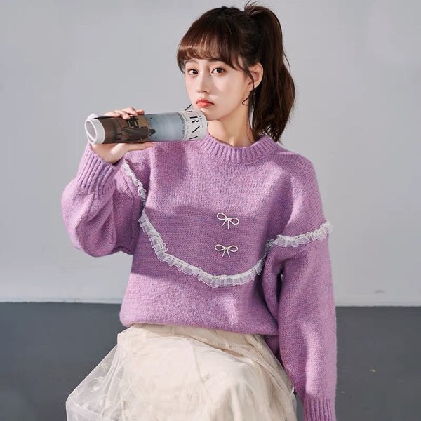 Cute Lace Sweater