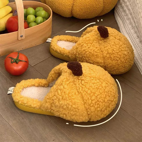 Cute Pumpkin Slippers