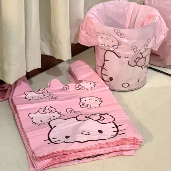 Kawaii Kitty Trash Bag