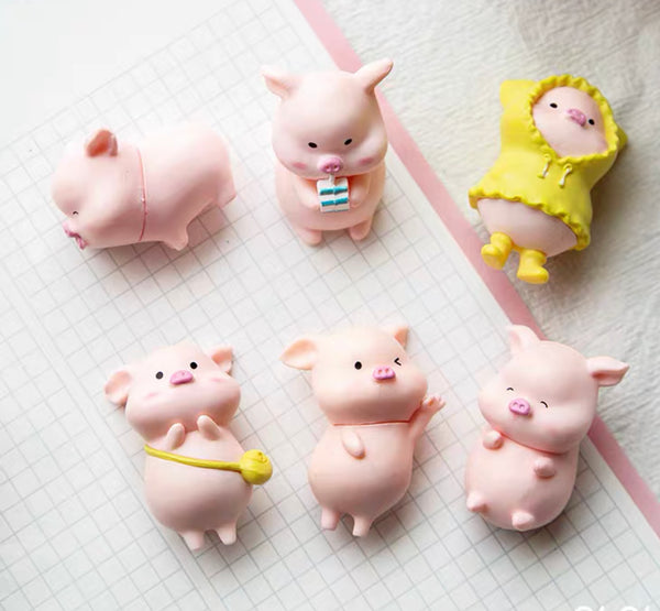 Kawaii Pig Dolls Set