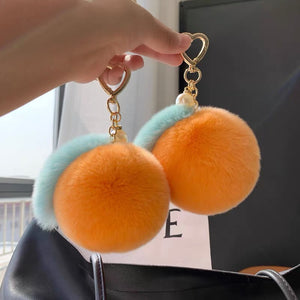 Soft Orange Key Chain