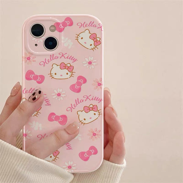 Kitty Phone Case For Iphone6/6s/6plus/7/8plus/X/XS/XR/XSmax/11/11proMax/12/12pro/12proMax/13/13pro/13promax/14/14pro/14promax