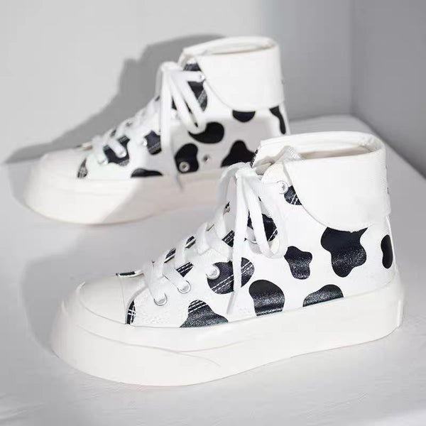 Cute Cow Printed Shoes