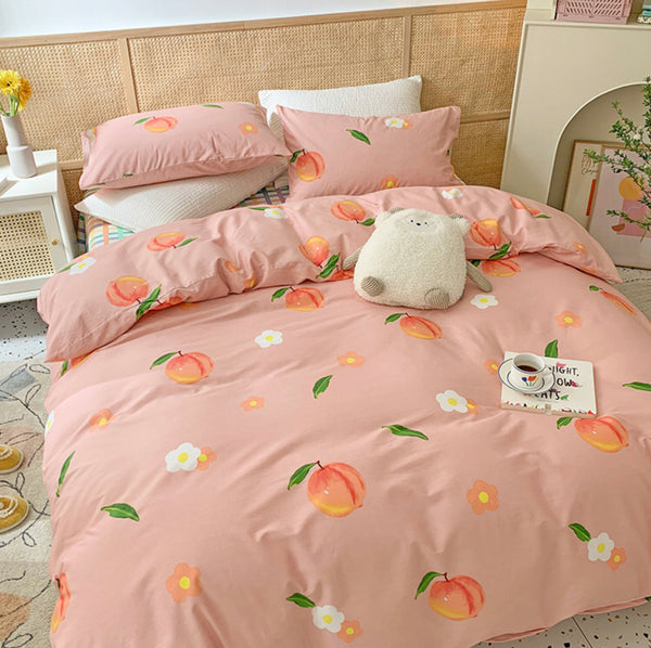Lovely Peaches Bedding Set