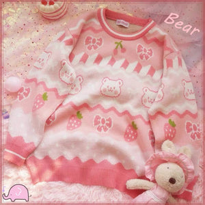 Strawberry Bear Sweater