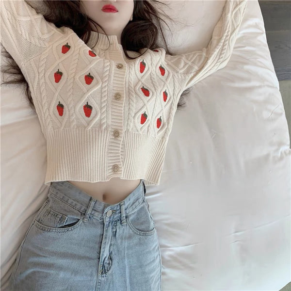 Little Strawberry Sweater