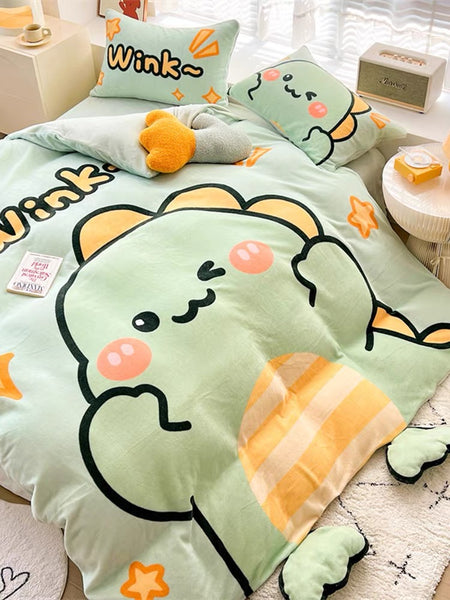 Kawaii Animal Bedding Set