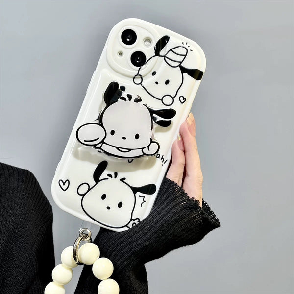 Pochacco Phone Case For Iphone7/7plus/8/8plus/X/XS/XR/XSmax/11/11pro/11proMAX/12/12pro/13/13pro/14/14pro/12promax/13promax/14promax