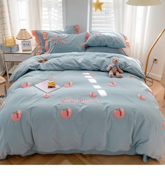 Sweet Peach Bedding Set