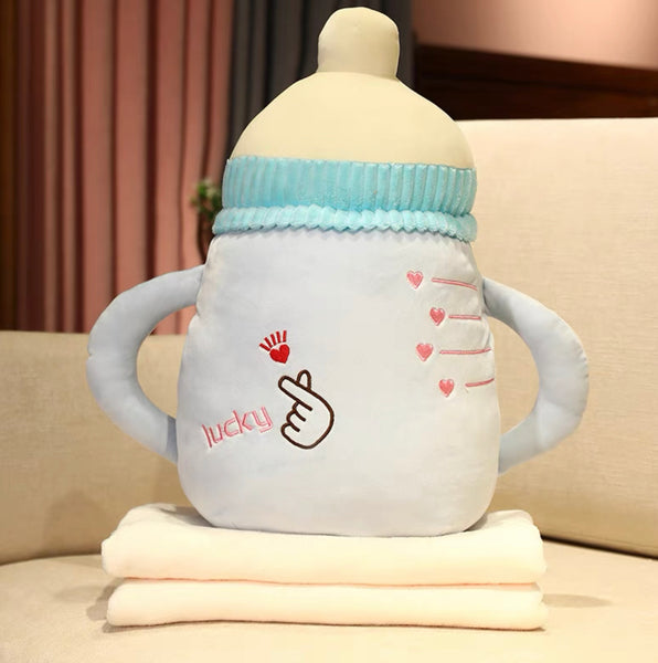 Funny Bottle Pillow & Blanket