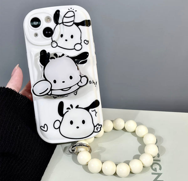 Pochacco Phone Case For Iphone7/7plus/8/8plus/X/XS/XR/XSmax/11/11pro/11proMAX/12/12pro/13/13pro/14/14pro/12promax/13promax/14promax