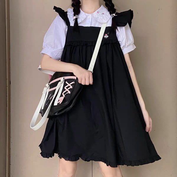 Sweet Girl Suspender Skirt