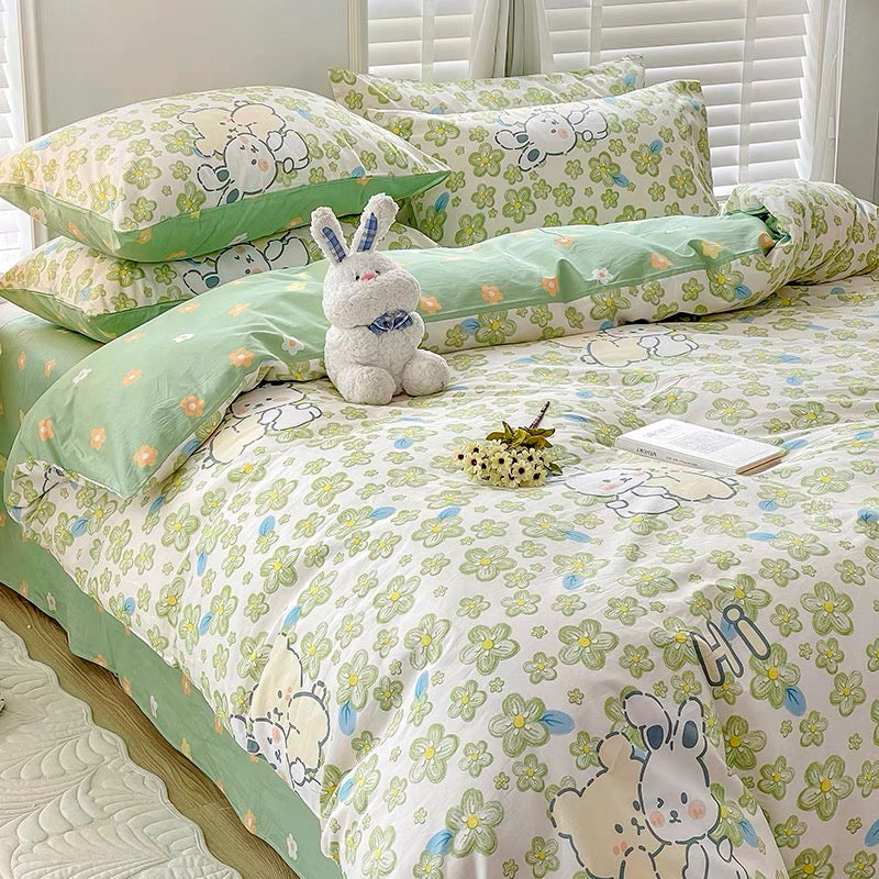 Cute Flowers Bedding Set