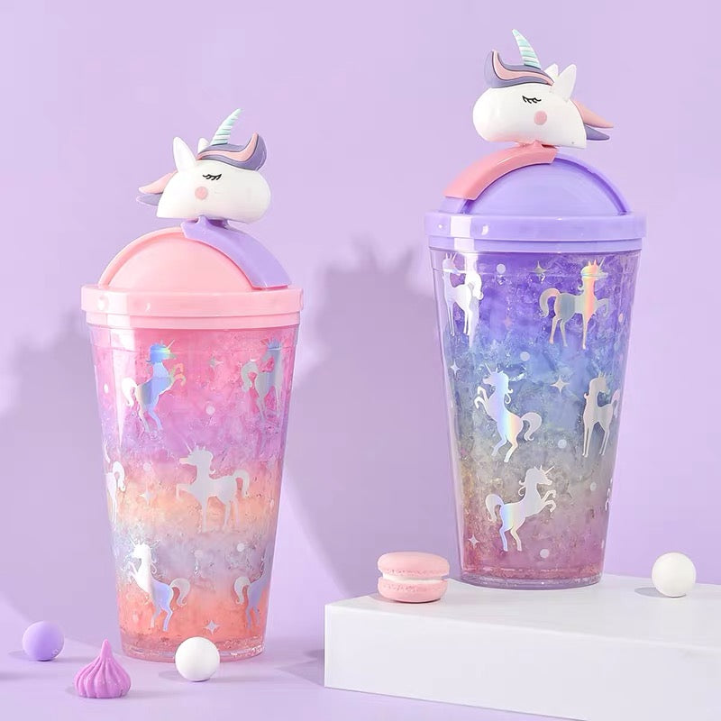 Cute Unicorn Juice Cup