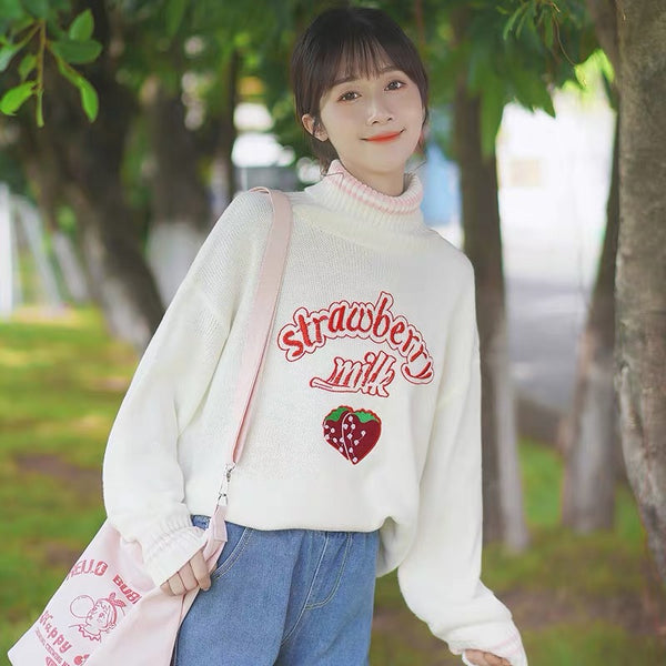 Cute Strawberry Sweater