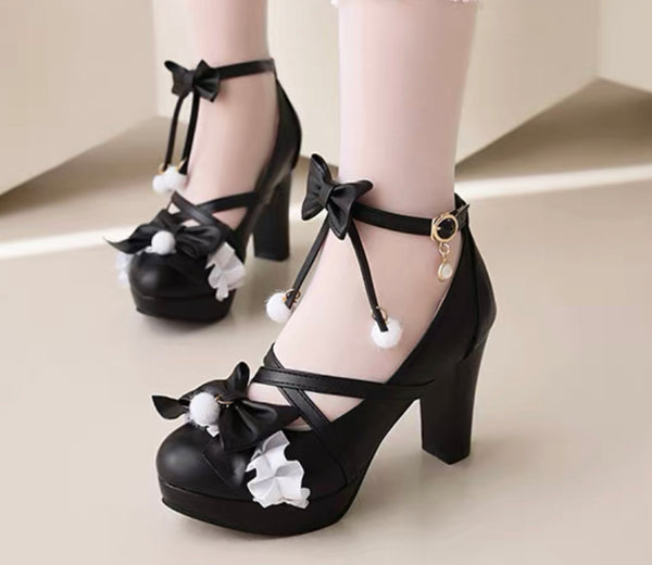 Sweet Bowknot Shoes