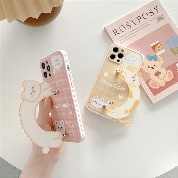 Cat Phone Case For Iphone7/7P/8/8plus/X/XS/XR/Xs max/11/11pro/11proMax/12/12pro/12mini/12proMax