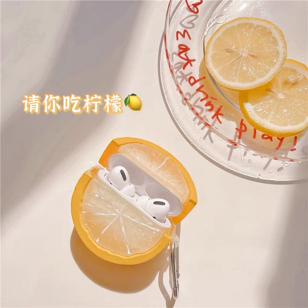 Lemon Airpods Protector Case For Iphone