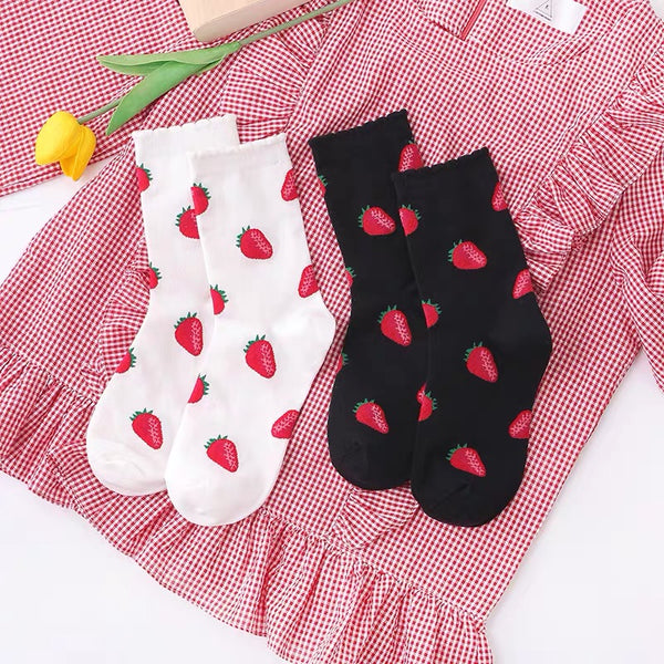 Lovely Strawberry Socks
