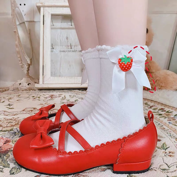 Sweet Strawberry Socks