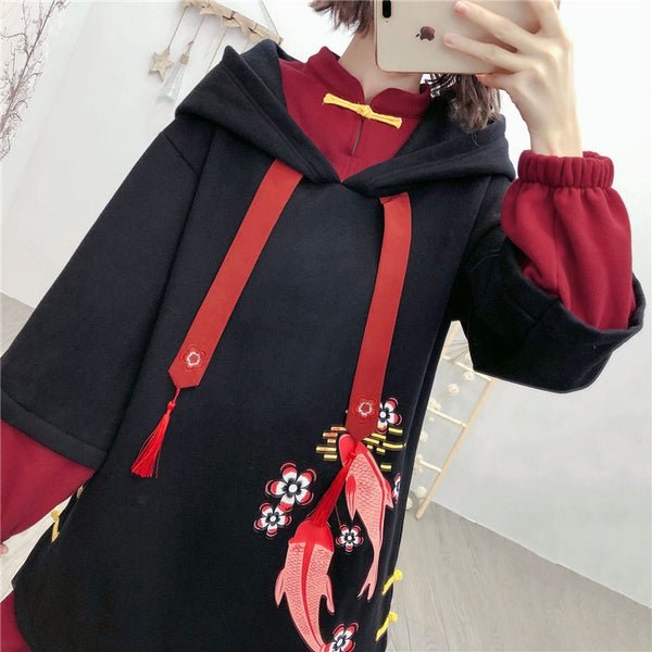 Harajuku Fish Hoodie