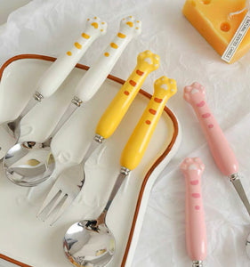 Cute Paw Spoon & Fork