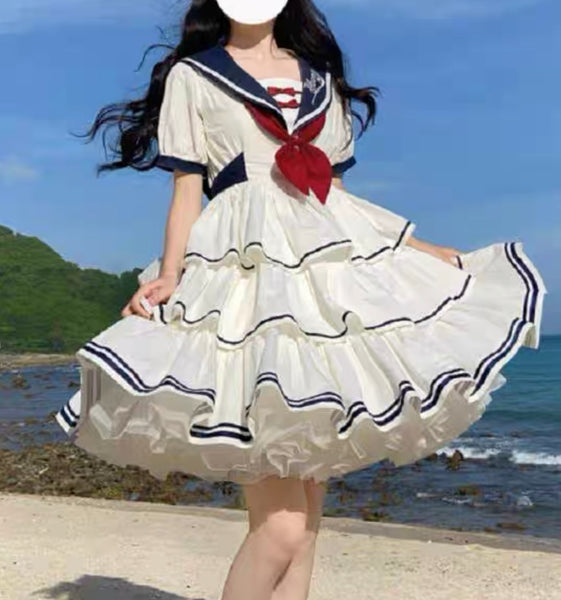 Cute Sailor Girl Dress