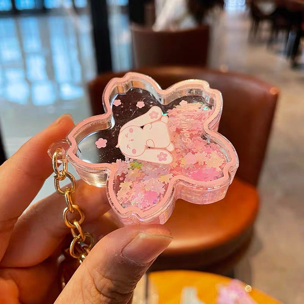 Sakura Rabbit Key Chain