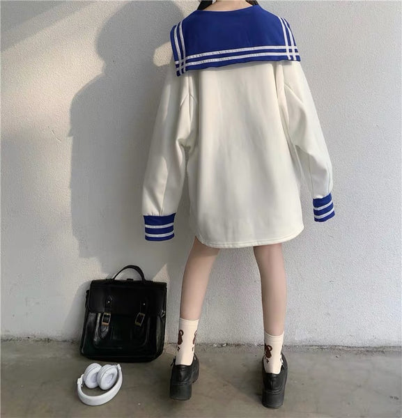 Pretty Sailor Shirt And Skirt