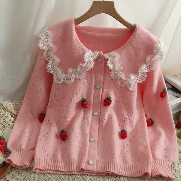 Sweet Strawberry Sweater