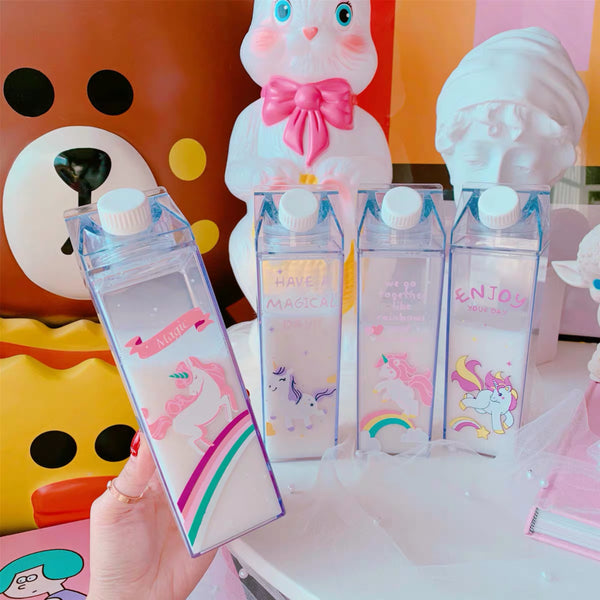 Cute Unicorn Milk Bottle