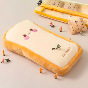 Kawaii Toast Pencil Case
