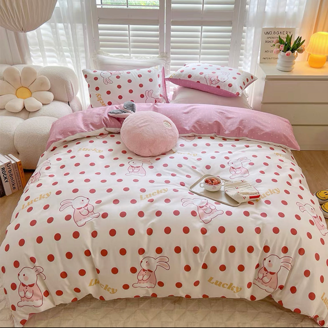 Cute Rabbit Bedding Set