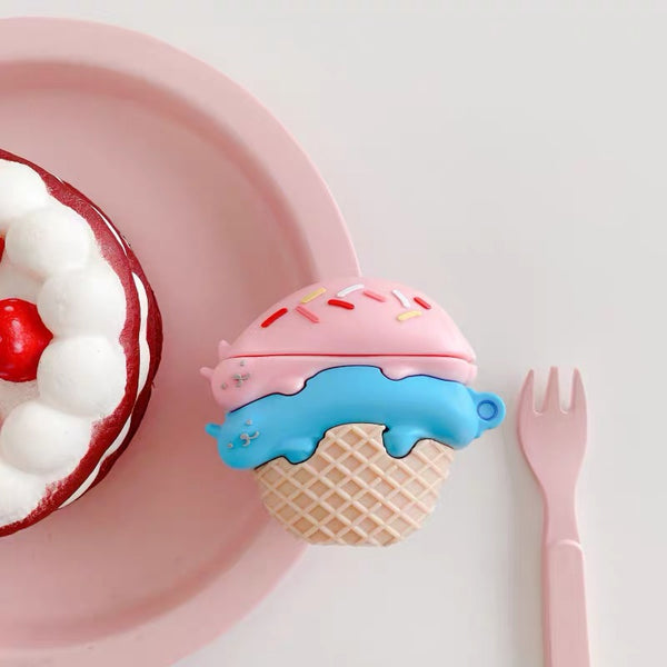 Ice Cream Airpods Protector Case For Iphone